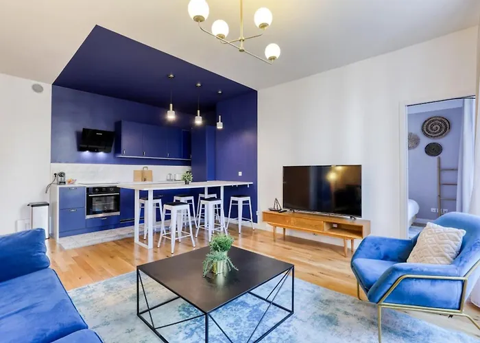 Blue Design 2Bdr Flat In The Heart Of Bastille